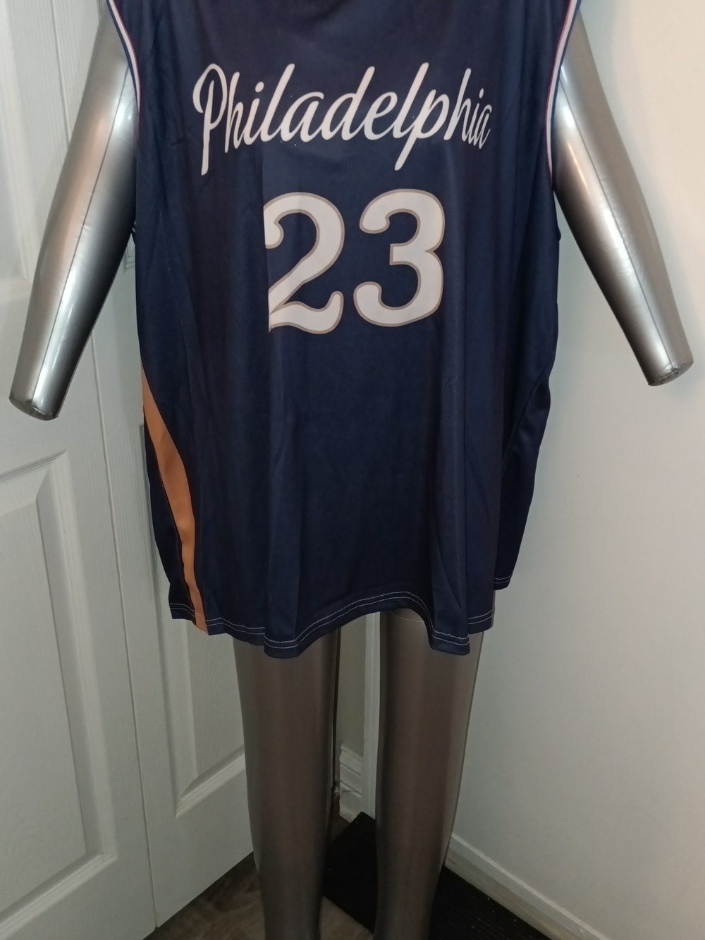 Philadelphia 23 Navy Men's LeBron James Basketball Jersey New XL